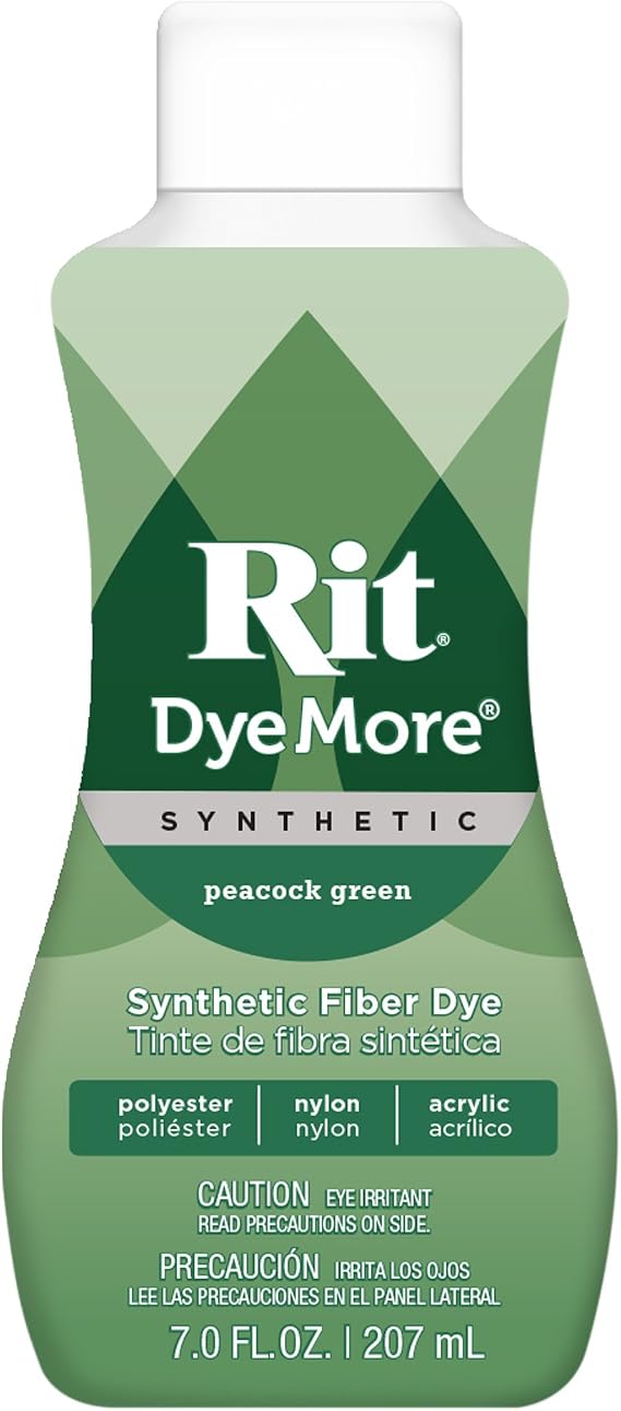 Rit Dye 155858 Synthetic 7oz-Peacock Green, Other, Multicoloured, 207 ml (Pack of 1)