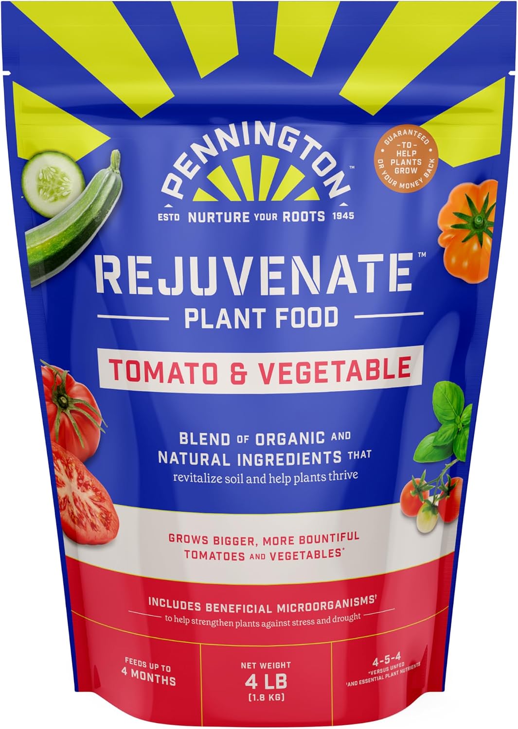 Pennington Rejuvenate Tomato & Vegetable 4 Pound