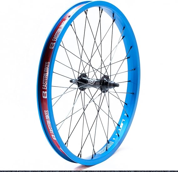 Eastern Bikes Throttle 20 Inch BMX Wheel – Double Wall Rim, Sealed Bearing Hub, Front or Rear, BMX Freestyle Wheel (Black, Front (3/8"))