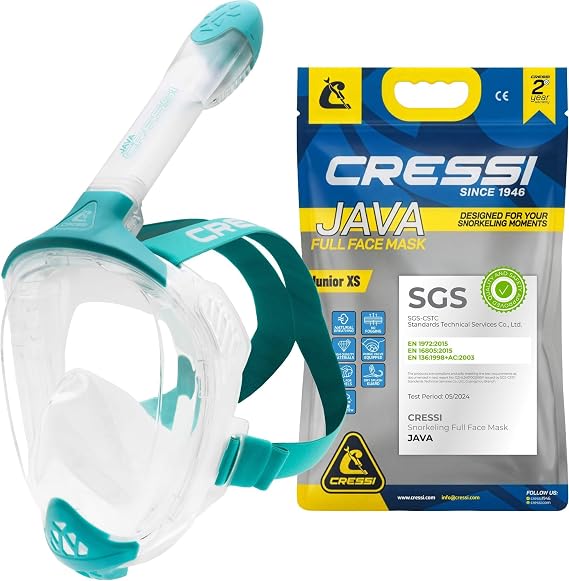 CRESSI since 1946 Java Adult Full Face Mask Compact Fit