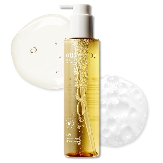 PESTLO Ourecipe Oil to Foam Cleanser Vegan, Hypoallergenic, Gentle Makeup Remover, Deep Cleansing, Non-Sticky for All Skin Type including Sensitive, Dry and Acne-Prone Skin, 6.76 fl oz (200ml)