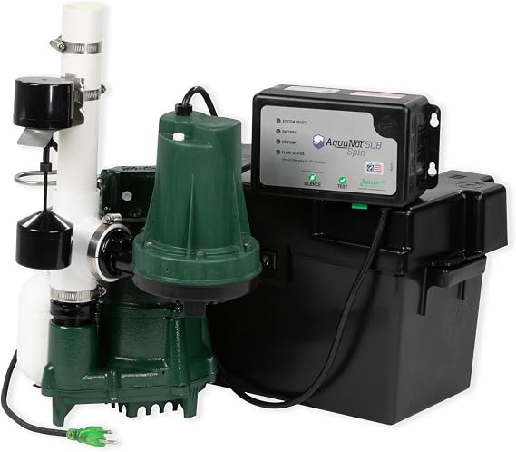 Zoeller 508-0007 AquaNot Spin 508 ProPak Complete Sump Pump System
