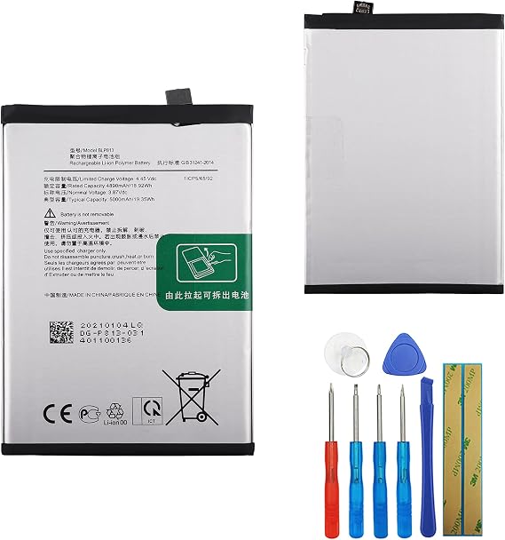 Replacement Battery BLP813 Compatible with Oneplus Nord N100 BE2011, BE2012 with Tools