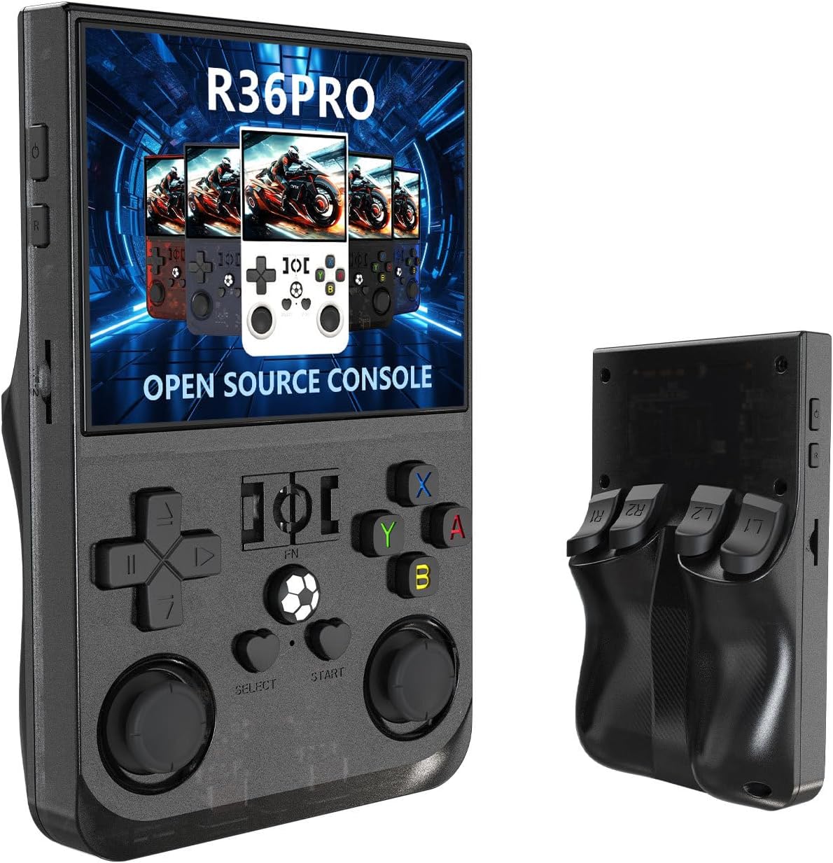 2025 R36 Pro 3.5inch IPS 64GB 18000 Games Video Handheld Game Players 4000mAh OS Linux System Hand Retro Game Console R36s Pro