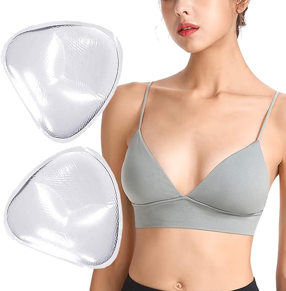 Waterproof Clear Silicone Bra Inserts Push Up Breast Pads for Women Summer Swimsuits & Bikini