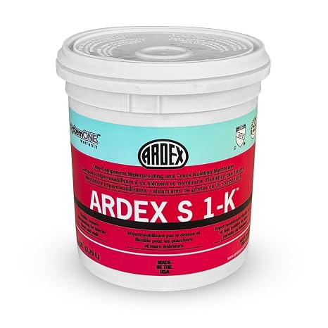Ardex S 1-K Crack Isolation Liquid Waterproofing Membrane 1 Gal Pail