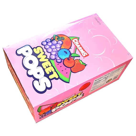 Charms Sweet Pops Assorted 100ct Box