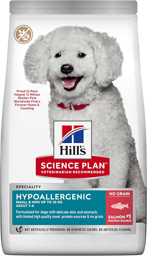 Hills Bros Science Plan Hypoallergenic Small Mini Somonlu Küçük Irk Yetişkin Köpek Maması 6 Kg