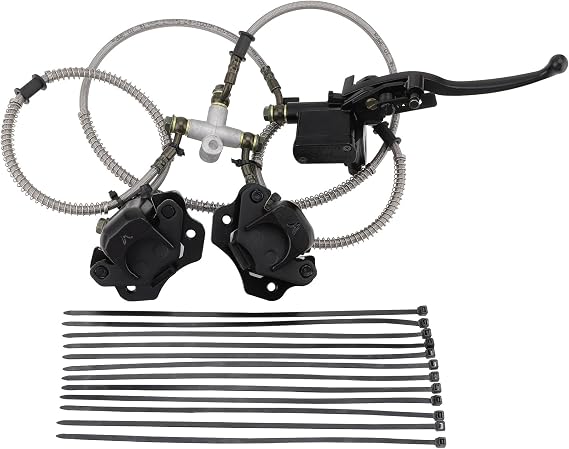 GOOFIT Front Disc Brake Master Cylinder Hydraulic Caliper Assembly Replacement for Chinese 110cc 125cc 150cc 200cc 250cc ATV Four Wheeler Buggy Quad Bike