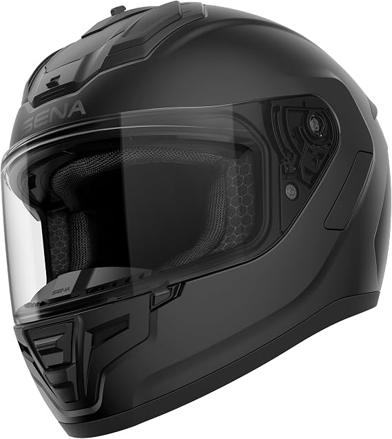 Sena Phantom Unplugged Premium Full Face Helmet with Fibre Optic Composite Shell Communication System Ready