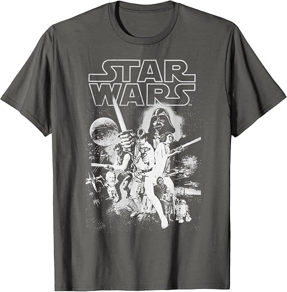 Star Wars Men's Official 'Poster' Premium Performance Graphic Tee