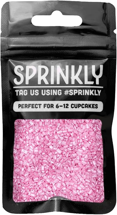 SPRINKLY - Sparkling Sugar - Pink - 30g