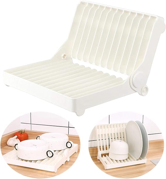 EIKS Foldable Drying Rack for Vegetable Fruit and Tableware
