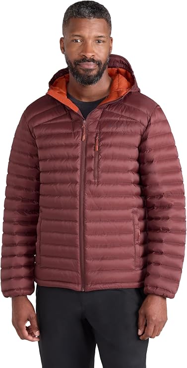 Mountain Warehouse Seasons Reflective Mens Padded Jacket - Water-resistant Full-zip Puffer Coat with Side Pockets - Autumn Winter, Outdoors, Travelling & Hiking