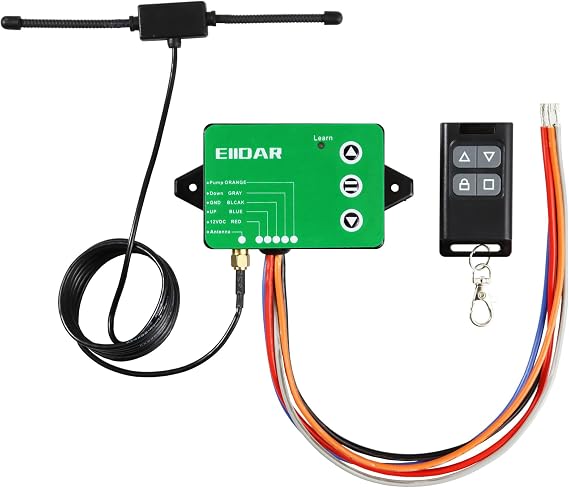 Wireless Dump Trailer Controller Wireless Remote Control for 3-Wire/4-Wire Hydraulic Trailer Controller