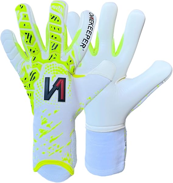 ONEKEEPER Iconic Goalkeeper Gloves, No Finger Protection, Tight Fit