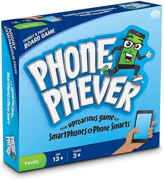 Board Game - New Fun Fast-Paced Family-Friendly Party Board Game - It's a Phonetastic Race to Answer Fascinating Trivia Questions & Complete Hilarious Challenges!