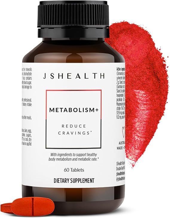 JSHealth Metabolism Dietary Supplement, Gluten-Free, 60 Tablets