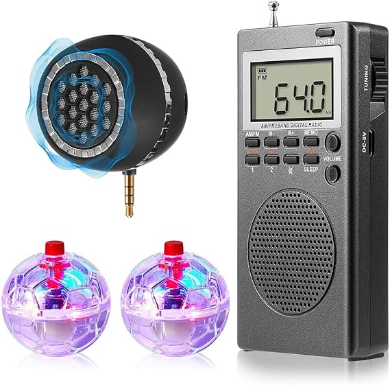 4Pcs Spirit Box Equipment Kit with2 LED Cat Ball 1 Spirit Box Speaker Paranormal Equipment Kit Office Outdoor