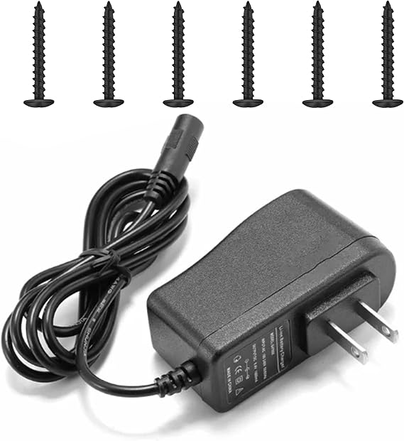 Accessory Kit for Automatic Chicken Coop Door - Includes Spare Charger and Screws for Easy Maintenance and Repairs
