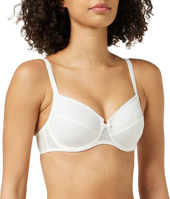 Rosa Faia Fleur Womens Underwire Bra, 32I, Crystal