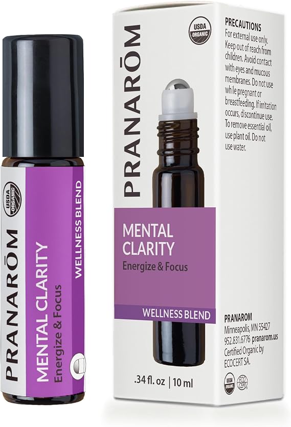 Pranarom - Mental Clarity Roller Wellness Blend - 8ml