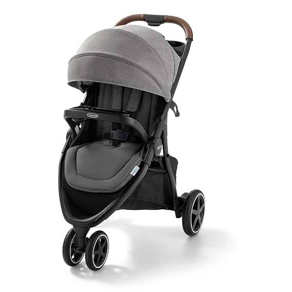 Graco Outpace LX All-Terrain 3-Wheel Baby Stroller, Cohen Compatible for Travel System, Easy One-Hand Fold, in-Seat Suspension for Comfortable Ride, Never-Flat Rubber Tires
