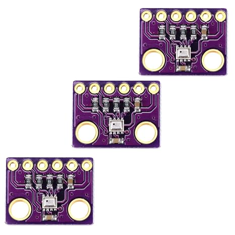 3Pcs High Precision BMP280 Barometric Pressure Sensor Module with I2C/SPI Interface, 3.3V Altimeter for Arduino