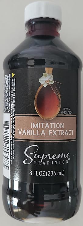 Imitation Vanilla Extract - 8 oz,