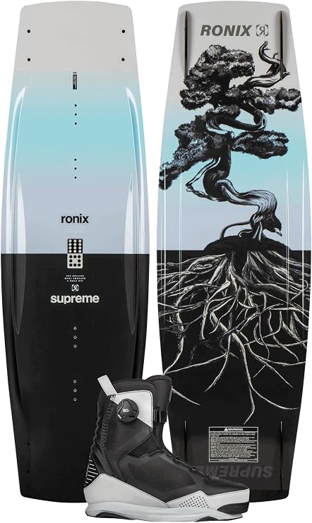 Ronix Wakeboard Package Supreme Board w/ Supreme BOA Boots
