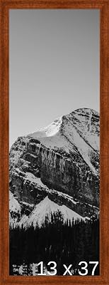 Frame It Easy 13 x 37 Russet Wood Frame Derby
