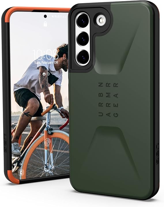URBAN ARMOR GEAR UAG Civilian for Galaxy S22 Case, Olive