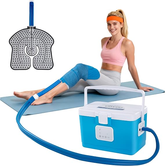 YOUKADA Cold Therapy Machine, Ice Machine for Knee After Surgery with Digital Control, Portable Ice Therapy for Knee, Shoulder, Ankle, Hip Pain Relief Recovery