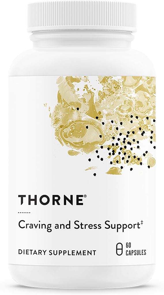 THORNE - Craving and Stress Support - 5-MTHF, B Vitamins, Folate & Plant Extracts to Support Sleep, Cravings & Stress* - 30 Servings