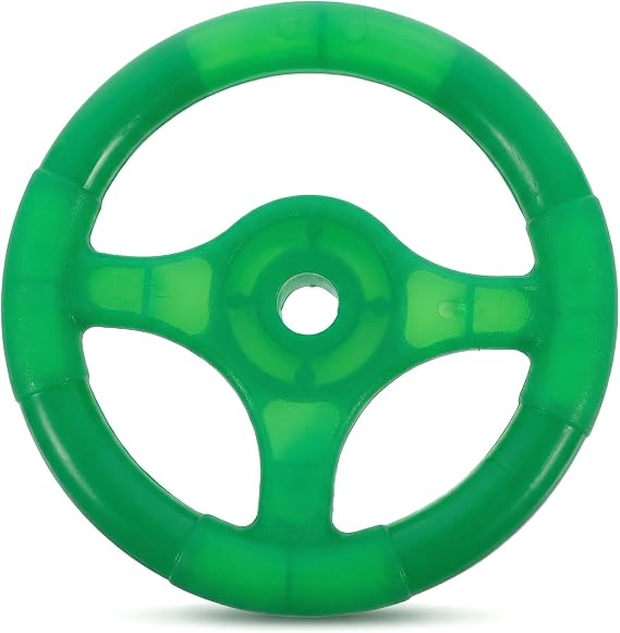 Garneck Kids Steering Wheel Toy: 6.48 Inch Plastic Replacement Steering Wheel for Toy Cars Stroller Bumper Car Playground Playset Toddler Interactive Driving Accessory