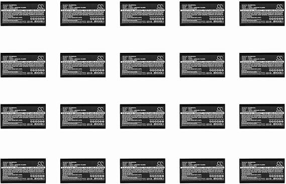 (20 Pack) XSP Battery for Pentax GPS RTK PN 10002