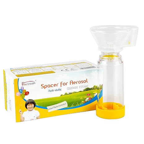 Aerochamber Plus Spacer for Kids, Fit Any Size, Sealed Package, Clean and Safe