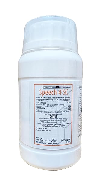 8 oz Speech 4SC Insecticide | Generic Equivalent to Forbid 4F | Spiromesifen 45.2% | Mite & Whitefly Control for Ornamentals, Greenhouses &