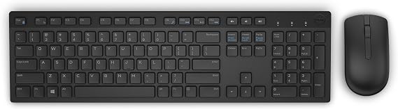 Dell KM636 Wireless Keyboard & Mouse Combo (5WH32), Black