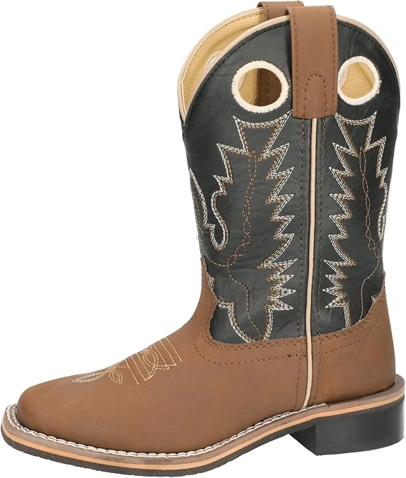 Smoky Mountain Boots Kids Blaze Square Toe Faux Leather Western Boot