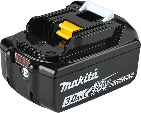 Makita BL1830B 18V LXT Lithium-Ion 3.0Ah Battery, Black