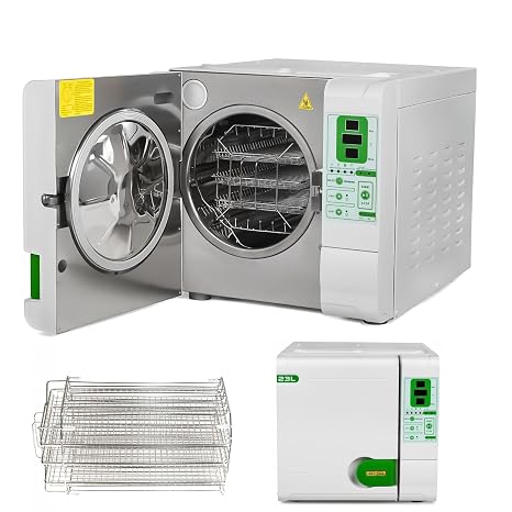 23L Class B Table Top Automatic Control Pre-Vacuum Autoclave Sterilizer High Pressure Steam Sterilizer Machine with Vacuum Drying Function JY-23