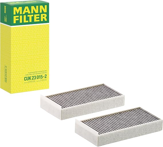 MANN-FILTER CUK 23 015-2 Cabin Air Filter Compatible with Various BMW 228i Gran Coupe, i3s, M235i xDrive Gran Coupe, X1 sDrive28i, X2 M35i and sDrive28i, Mini Cooper, Clubman, Countryman