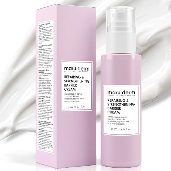 Maruderm Bariyer Onarıcı & Güçlendirici Ceramide Cilt Bakım Kremi –%6 Panthenol & Seramid Kompleksi, Hassas ve Kuru Ciltler için Yoğun Nemlendirici, 200 ML