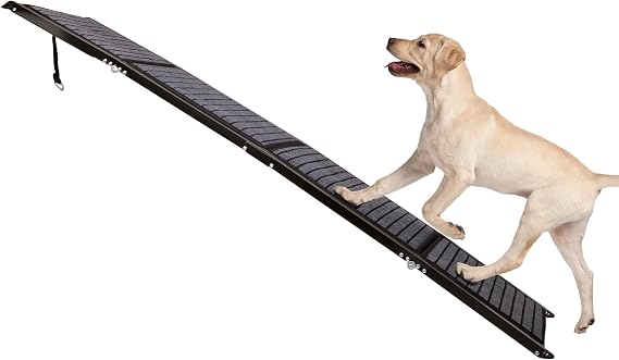 PETMAKER Dog Ramp, Black, 62 x 17.5