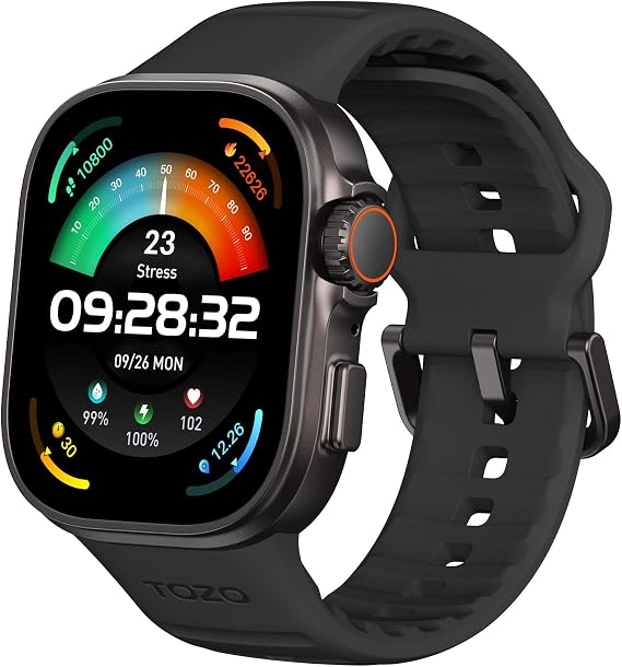 TOZO Watch 1 Smart Watch for Men Women, GPS Activity Fitness Tracker