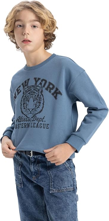 DeFacto B7822a8 Sweatshirt Erkek çocuk