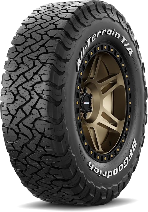 BFGoodrich All-Terrain T/A KO3 Car Tire for Light Trucks, SUVs, and Crossovers, LT255/60R20/D 115/112S