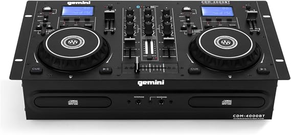 Gemini Standalone DJ CD Player & Mixer with Bluetooth (CDM-4000BT)