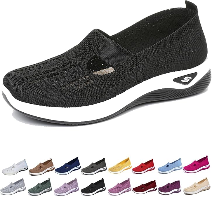 Orthopedic Shoes for Women Wide Width Mesh Athletic Sport Sneakers